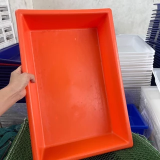 ถาดใส่อาหาร/อาหารทะเล(เกรดเรือประมง) (ขนาดเล็ก/ใหญ่) สีขาว/ส้ม/น้ำเงิน