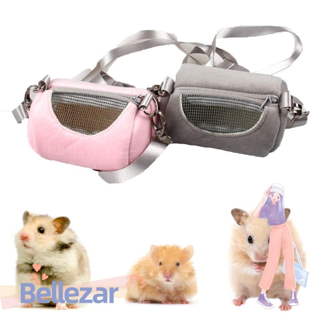 Bellezar 1 ชิ้นหนูแฮมสเตอร์ Carrier-กระเป๋าถือแบบพกพา Guinea Pig กลางแจ้งสัตว์เลี้ยงขนาดเล็ก