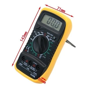 Multimeter XL830L（เเบตตรี่อยู่ในตัว）เครื่องวัดแรงดันไฟ วัดกระแสไฟ วัดค่าความต้านทาน วัดทรานซิสเตอร์