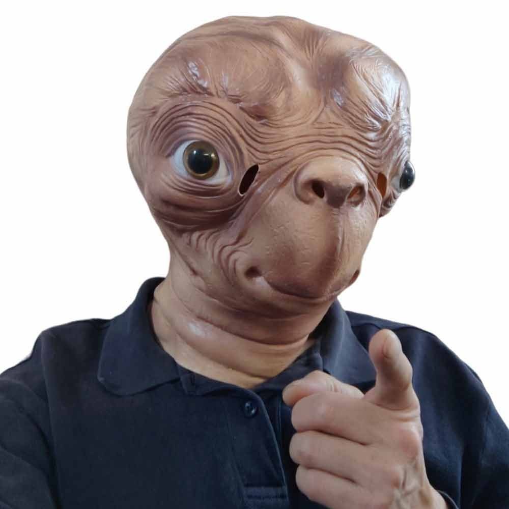 ET alien mask latex Costume Fancy Dress outfit party cosplay unisex realistic
