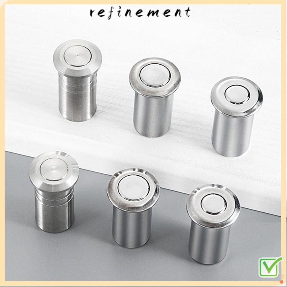 Refinement ฝาครอบกลอนประตู สเตนเลส กันทราย กันฝุ่น พร้อมฝาครอบสลัก อุปกรณ์เสริม