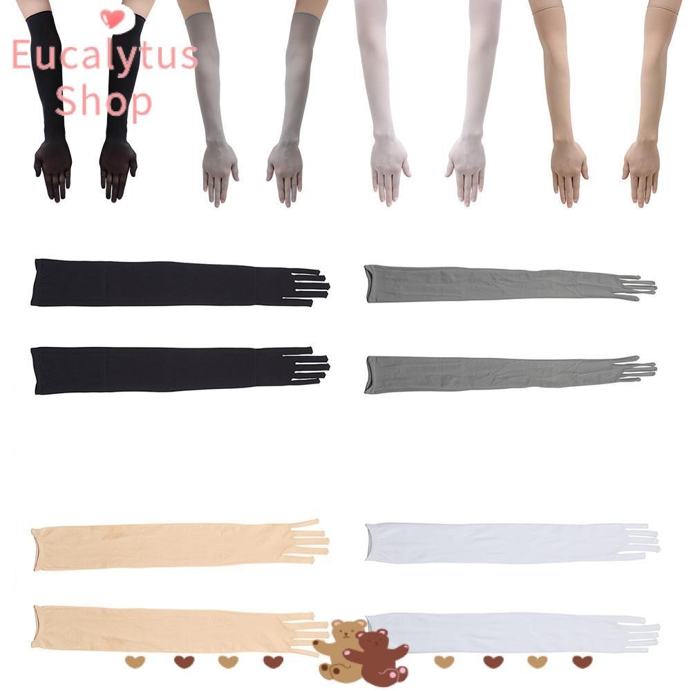 Eucalytus1 ถุงมือฮาโลวีน ถุงน่องตาข่าย แบบใส สําหรับงานพรอม