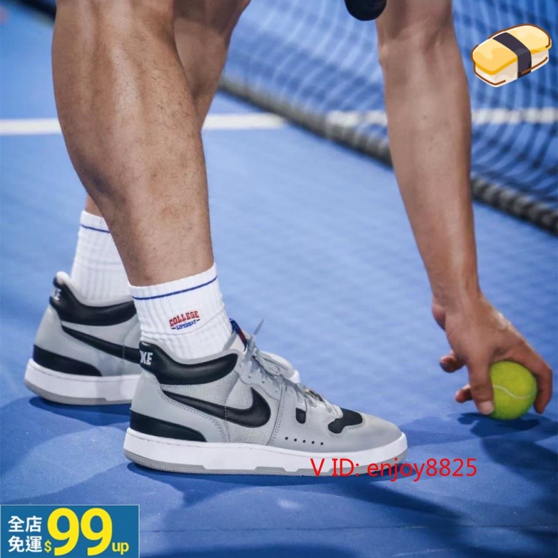 Mac Attack QS SP OG รองเท้าผู้หญิงผู้ชาย สีดํา สีเทา FB8938-001