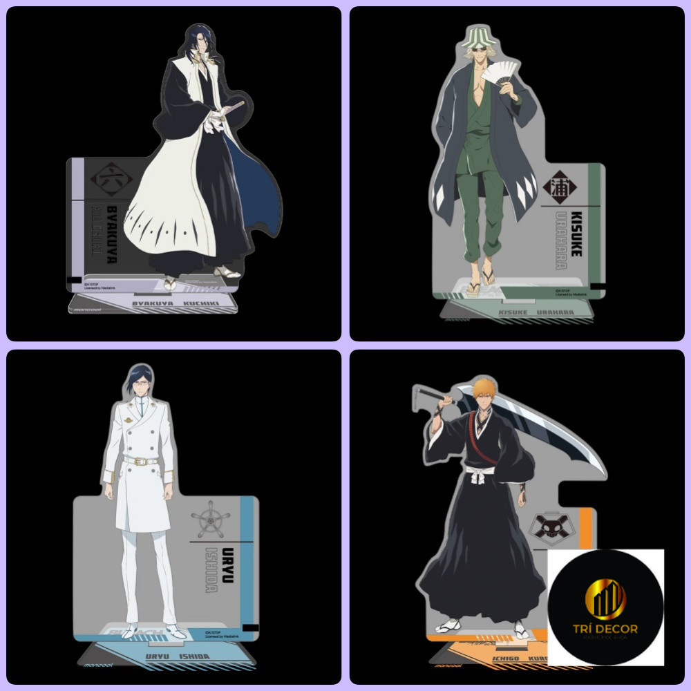 พวงกุญแจ, สแตนดี้, อะนิเมะ BLEACH Urahara Kisuke Ertsu Unoahana ภาพวาดแก้วสําหรับศึกษาและโต๊ะทํางานต