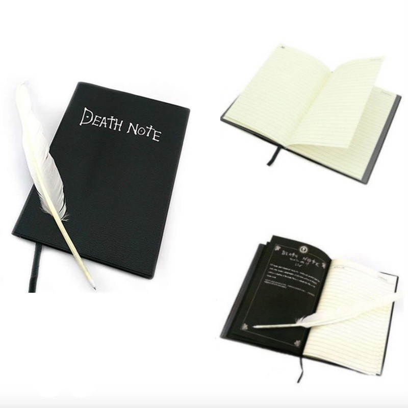ธีมอนิเมะ Death Note คอสเพลย์โน๊ตบุ๊คโรงเรียนการเขียนขนาดใหญ่ Journal