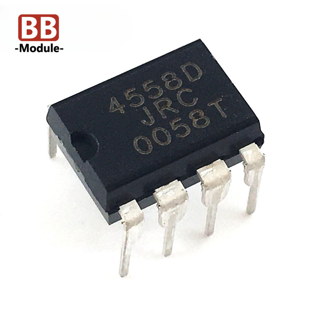 10pcs Operational Amplifier JRC4558D NJM4558D DIP8 DIP JRC4558 IC DIP-8