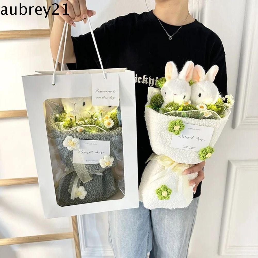 Aubrey1ตุ๊กตากระต่ายช่อดอกไม้,การ์ตูนสัตว์ตุ๊กตาการ์ตูนตุ๊กตาช่อดอกไม้,ตุ๊กตาดอกไม้ประดิษฐ์กระต่ายการ์ตูนดอกไม้ประดิษฐ์ของขวัญรับปริญญา