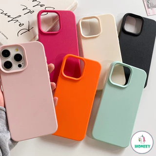 เคสโทรศัพท์หนังสําหรับiPhone 17 Pro Max 16 13 11 15 14 12 17 Air 17Promax 16PromaxสีลูกกวาดกันกระแทกMatte Ultra Thinฝาครอบโทรศัพท์