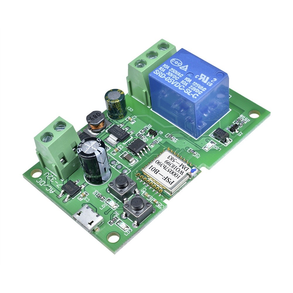 DIYMORE Ewelink โมดูลสวิตซ์ไร้สาย โมดูลสวิตซ์ Ewelink wireless wifi    DC 5V และ AC DC 7-32V