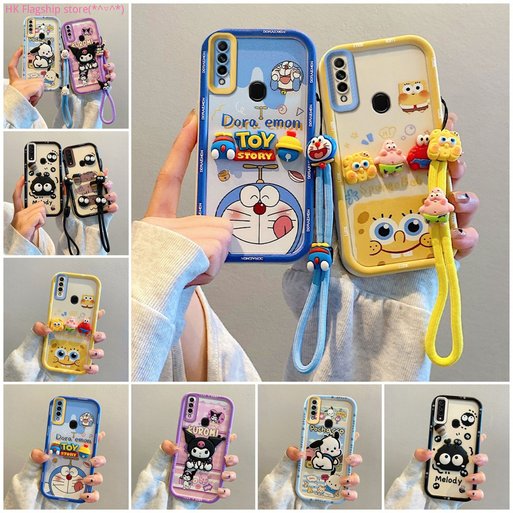 เคส oppo A31 2020 oppo A8 การ์ตูน CartoonPlushของเล่น การ์ตูนTPU Softซิลิโคนเคสโทรศัพท์PQG2