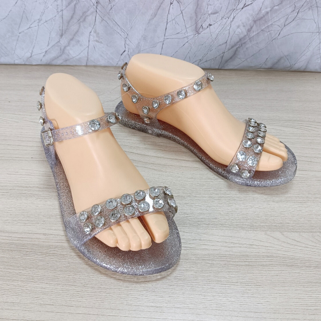 ILikeItAll รองเท้าแต แต่งเพชร สำหรับผู้หญิง ไซส์ 36-41 พร้อมส่ง