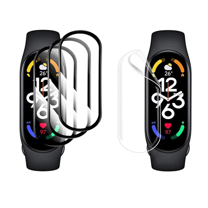 Hd Full Coverage Film 3D Screen Protector Anti-Scratch สําหรับ Xiaomi Miband 9 8 7 6 5 4 3