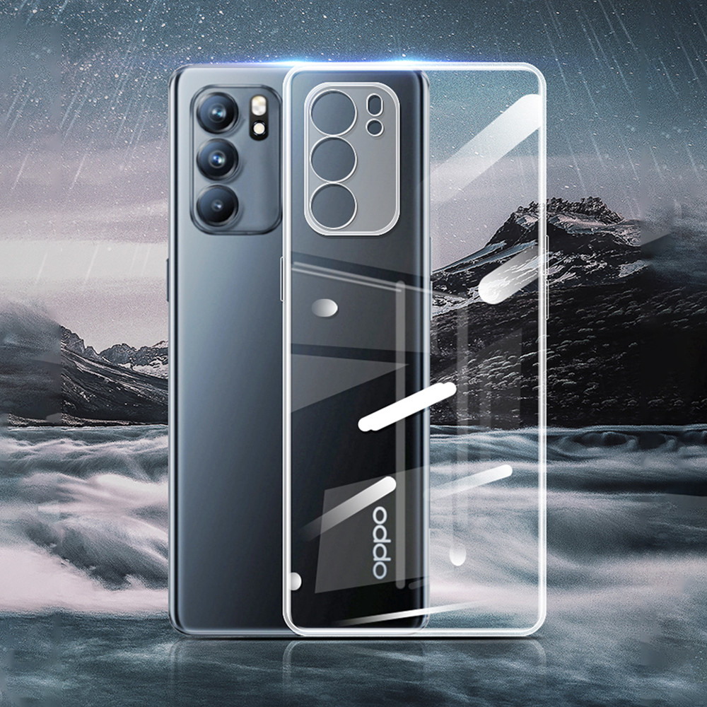 โปร่งใสบางเคสโทรศัพท์สําหรับ OPPO Reno 6 Pro Plus 6Z นุ่มใสสูง Qualtiy TPU ฝาหลัง Reno6 6Pro 4G 5G Carcasa