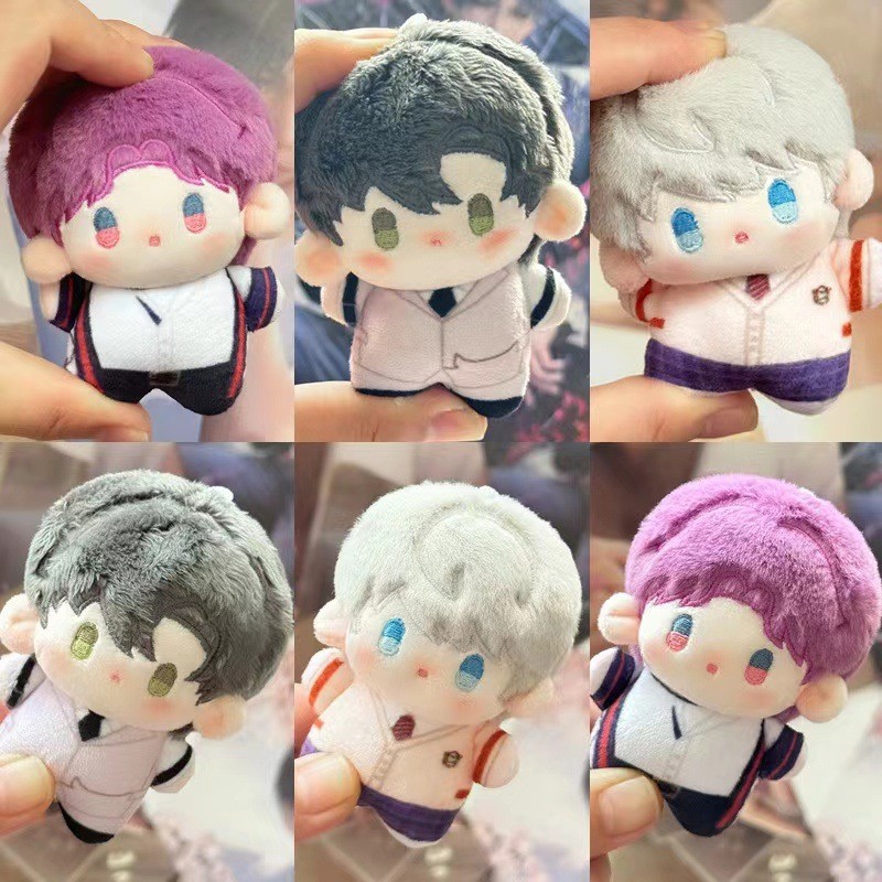 10 ซม. Love and Deepspace Xavier Zayne Idol Plush ตุ๊กตาอุปกรณ์ต่อพ่วงน่ารัก, เสน่ห์กระเป๋าและอุปกรณ์เสริม