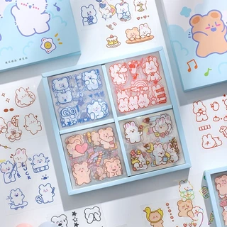 kingshopping (KEW244) (ร้านไทย)สติ๊กเกอร์กันน้ำ 1แพ็คละ20แผ่น สติ๊กเกอร์ Sticker PVC (สมุดโน๊ตและกระดาษ สติกเกอร์)