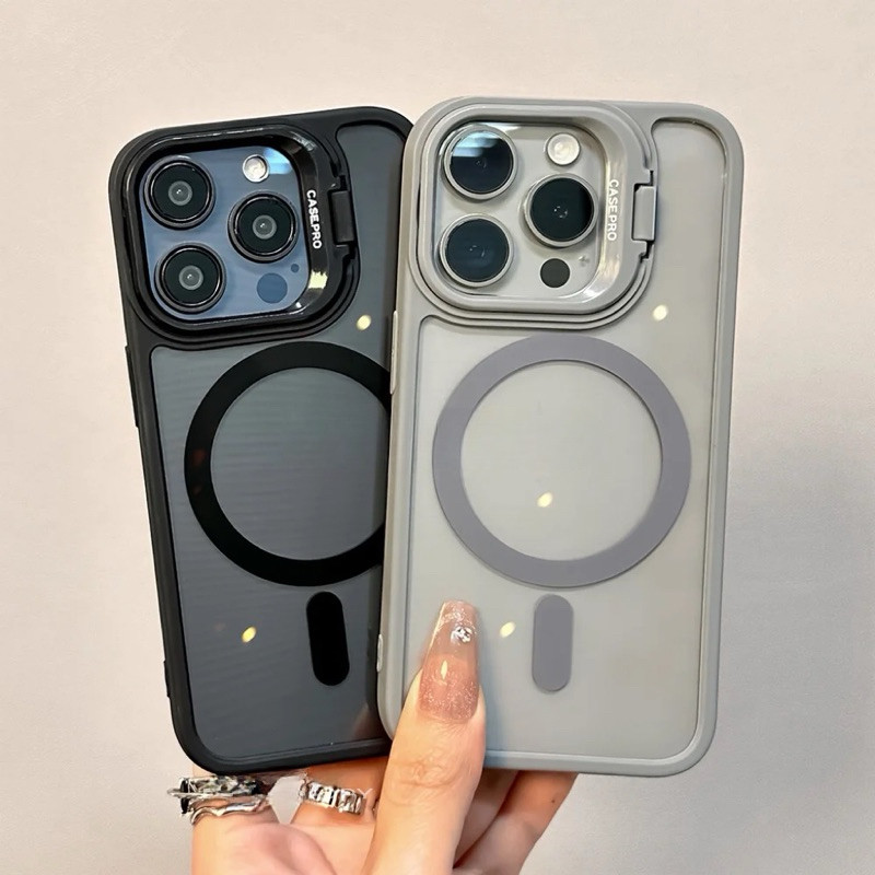 เคสโทรศัพท์มือถือ แบบแม่เหล็ก กันกระแทก ป้องกันเลนส์กล้อง หรูหรา สําหรับ for iPhone 16 15 14 13 12 11 Pro Max