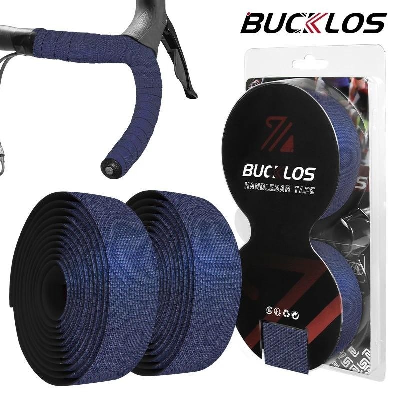 Bucklos จักรยาน Handlebar เทปจักรยานซิลิโคน PU EVA เข็มขัด Shock Absorption Handle Bar เทป Anti-slip ขี่จักรยาน Wraps End ปลั๊ก EMUME