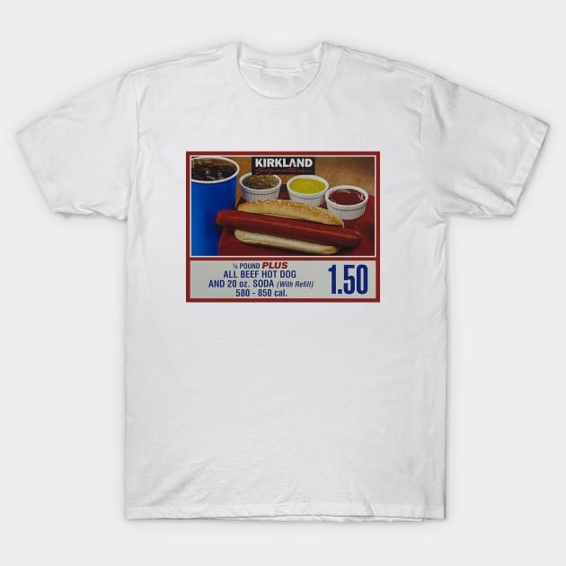 [COD]เสื้อยืด Kirkland Signature Hot Dog (Costco) T-Shirtไซส์ใหญ่ เซ็กซี่ oversize