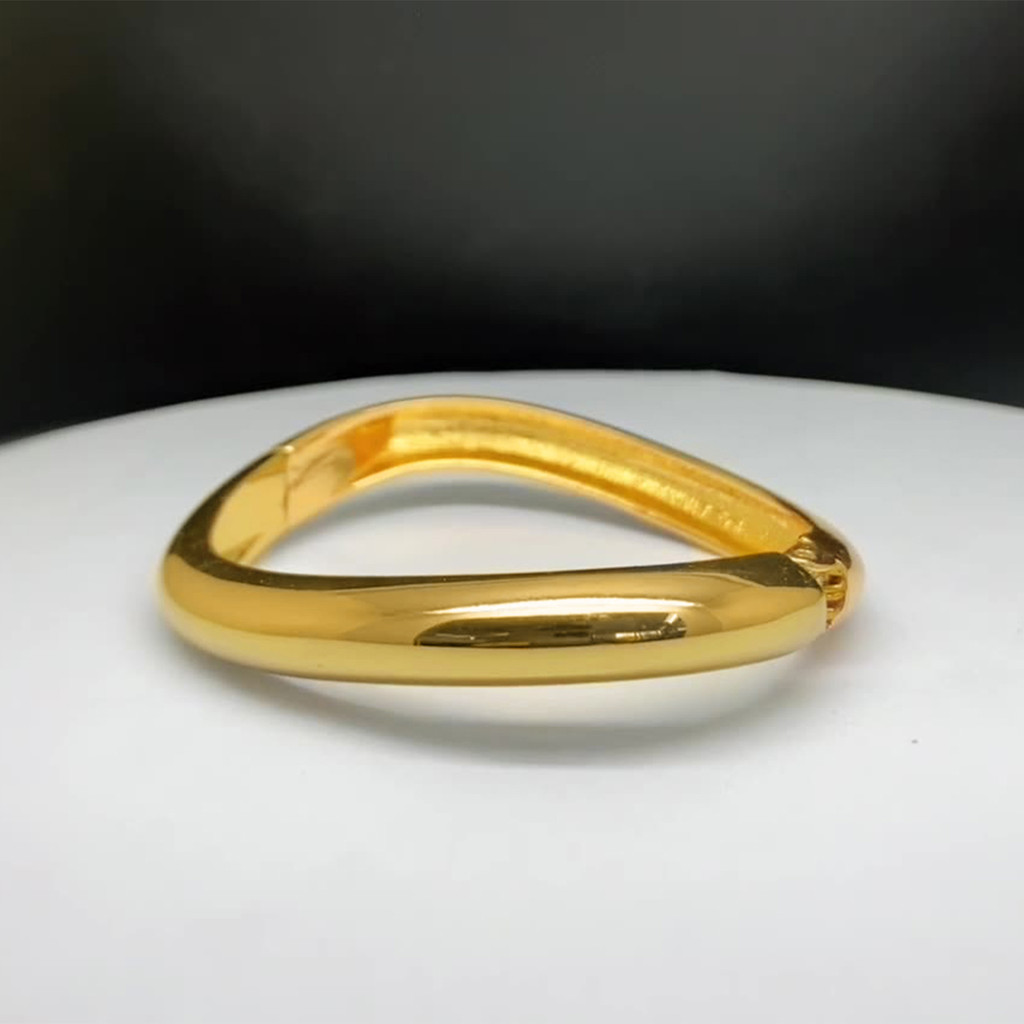 Vnox เปิดกําไลข้อมือสําหรับผู้หญิง,Chunky Heavy Metal Punk Goth สร้อยข้อมือไม่สม่ําเสมอ, Christmas Party ของขวัญ - รูปที่ 4