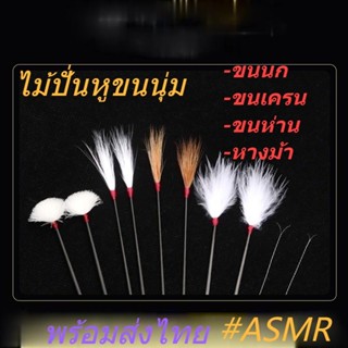 พร้อมส่งไทย ไม้มะฮอกกานี ด้ามสปริง เครื่องมือแคะหู ผลิตบูติก…