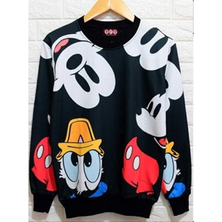 เสื้อสเวตเตอร์แขนยาวคอกลมดิสนีย์/ของขวัญวันเกิด/มิกกี้เม้านํ…