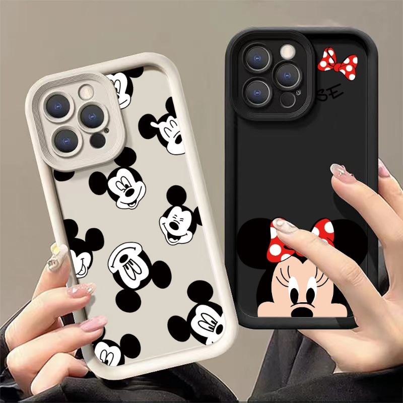 เคสพิมพ์ลายการ์ตูน Samsung Galaxy S24 S23 S22 S21 FE A20s Plus Ultra Silicone Matte Lens Protective Phone Cover