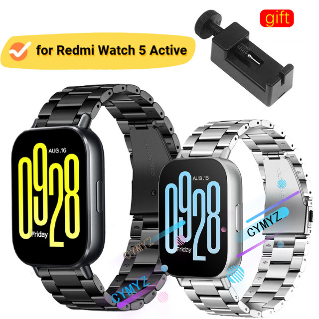 Redmi Watch 5 สาย Active สายโลหะสําหรับ Xiaomi Redmi Watch 5 Lite สายสายรัดข้อมือกีฬา