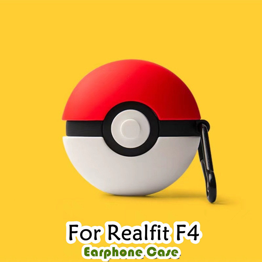 คุณภาพสูงFor Realfit F4 Case Creative การ์ตูนซิลิโคนอ่อนนุ่มหูฟังกรณีปลอก NO.1