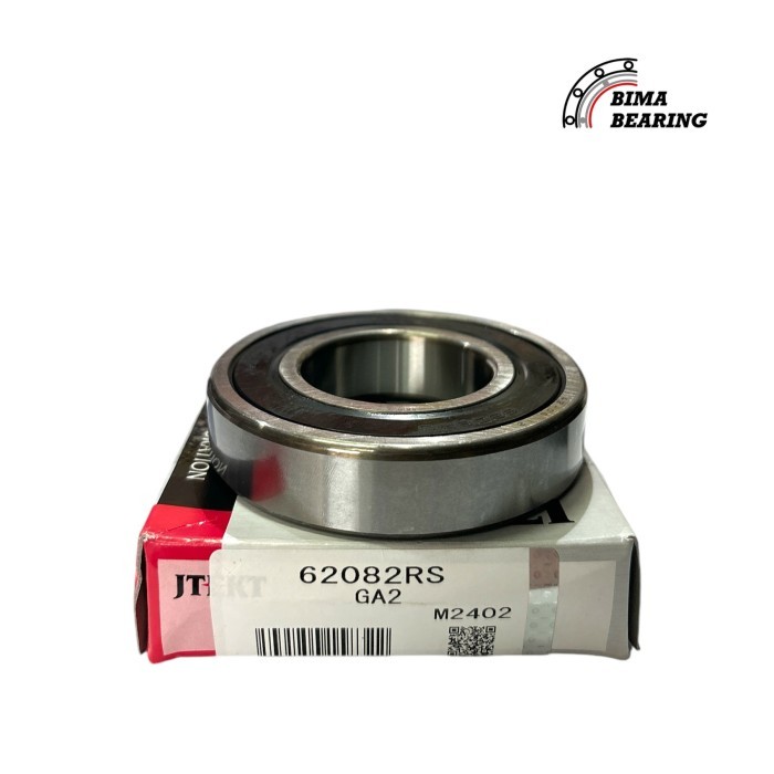 MESIN Ball Bearing 6208 2Rs ฝาครอบยางสําหรับ Dynamo Machine Koyo JAPAN Laher 62082Rs 40X80X18 เดิม