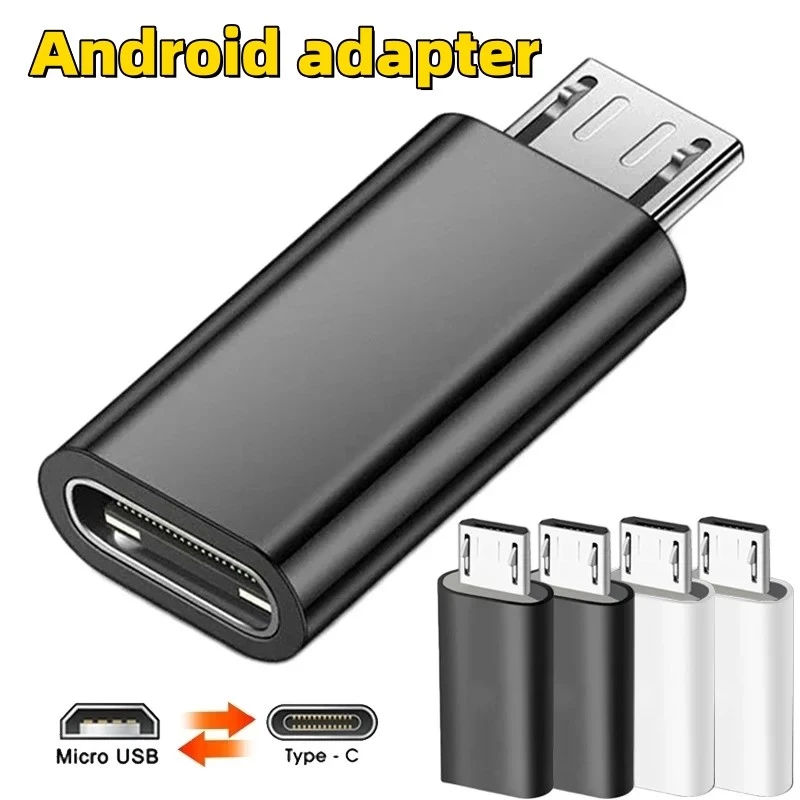 ตัวแปลง Micro USB ตัวผู้เป็นตัวเมีย Type C - ขั้วต่ออะแดปเตอร์ Android - สําหรับ Samsung Huawei - แท็บเล็ตโทรศัพท์ USB Type C เป็น Micro USB - แปลงการถ่ายโอนข้อมูลการชาร์จโทรศัพท์