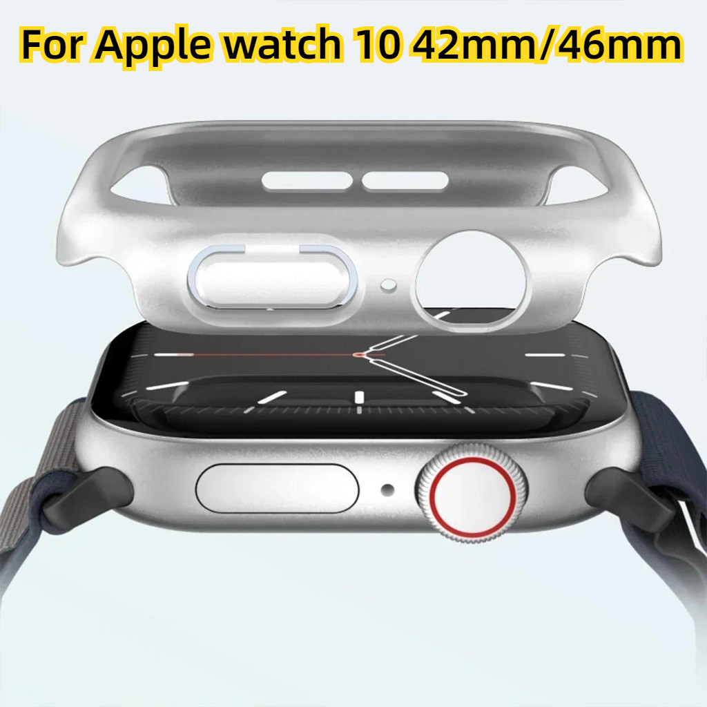ใหม่ Hard PC กันชนป้องกันกรณีสําหรับ Apple Watch series 10 42 มม.46 มม. iWatch series 10 42/46 มม.อุปกรณ์เสริม