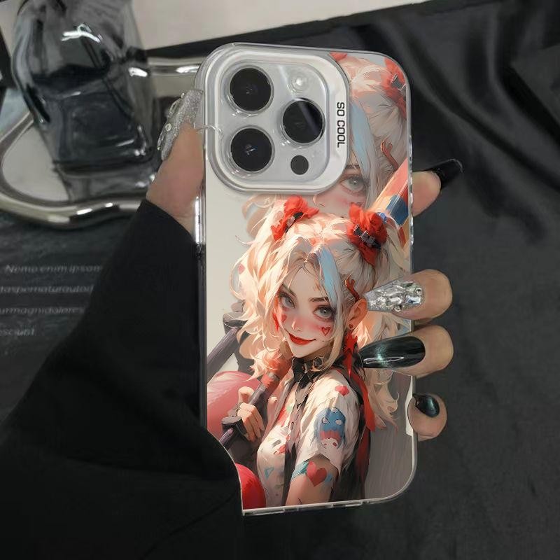 เคส iPhone,Harley Quinn,เข้ากันได้กับ iPhone 7 8 PLUS 11 12 13 14 15 16PRO MAX X XR XS. เคสแข็งป้องก