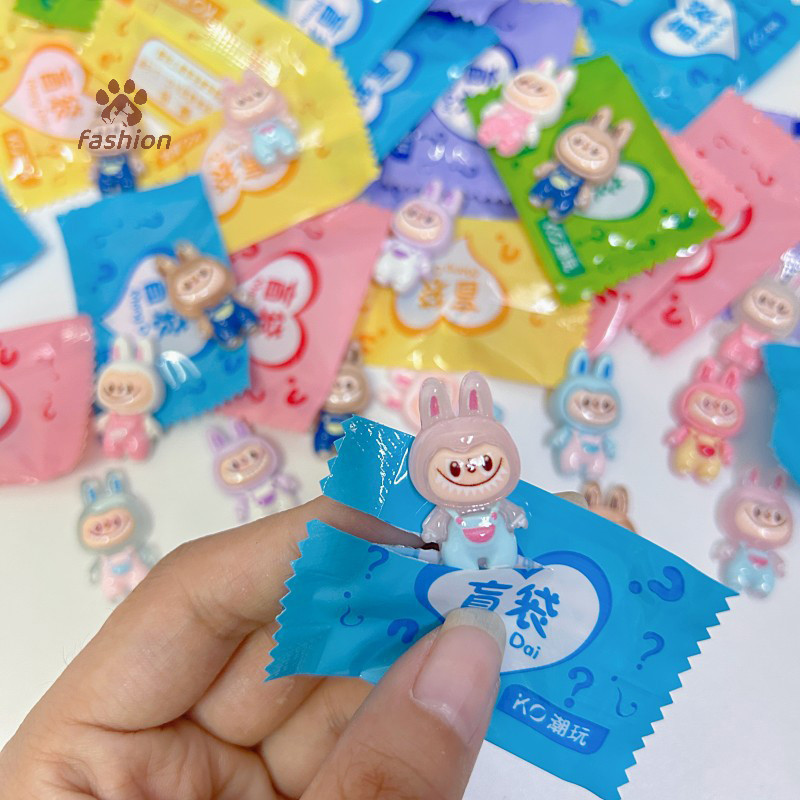 [แฟชั่น] 10ชิ้นขนาดเล็กลาบูกระเป๋าตาบอดของเล่นมินิจําลองของขวัญเล็กๆรายการของขวัญเด็กกล่องตาบอดตุ๊กตาเครื่องประดับ {ไทย}