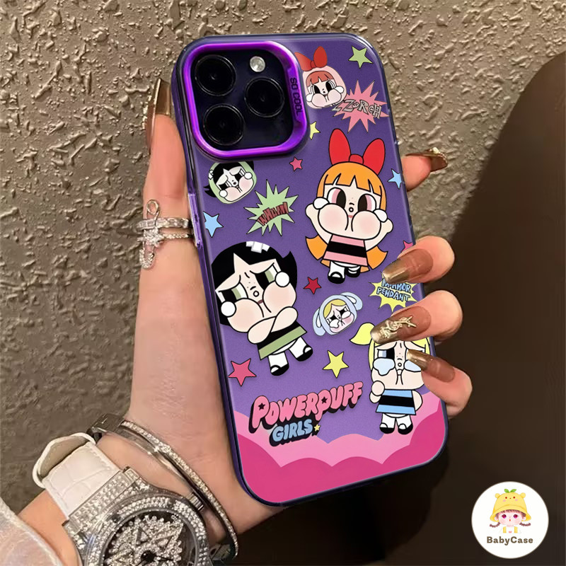 หวานสาว Powerpuff เคส VIVO Y16 Y36 Y20 Y27 Y11 Y17s Y12 Y27s Y15 Y21s Y22 Y31 Y30 Y35 Y12s Y91 Y21 Y02 Y17 Y33s - รูปที่ 2