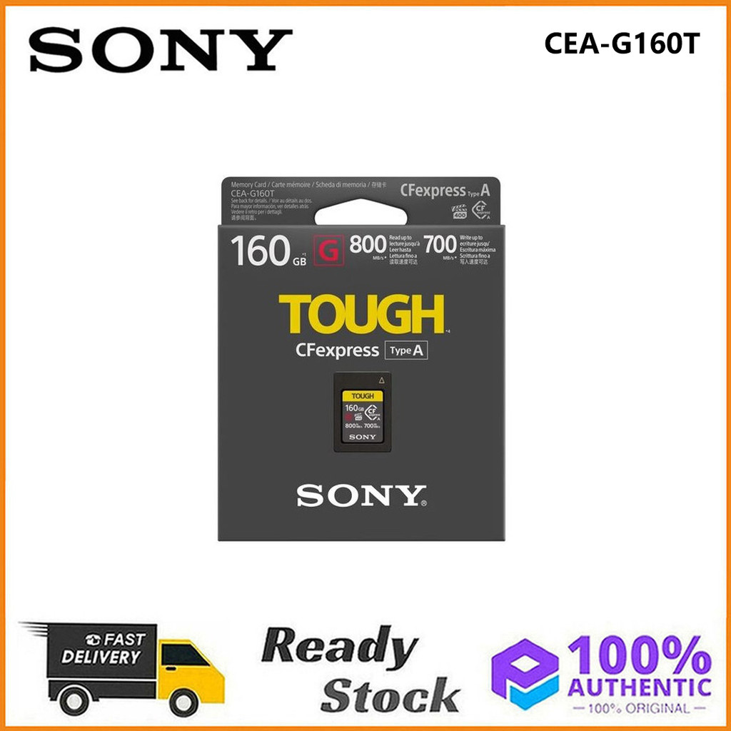 Sony 160GB TOUGH CFexpress การ์ดหน่วยความจํา Type A