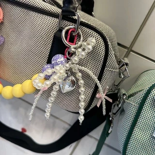 พร้อมส่ง YS250 พวงกุญแจ โบว์น่ารักๆ ห้อยกุญแจ สไตล์เกาหลี ของขวัญวันเกิด