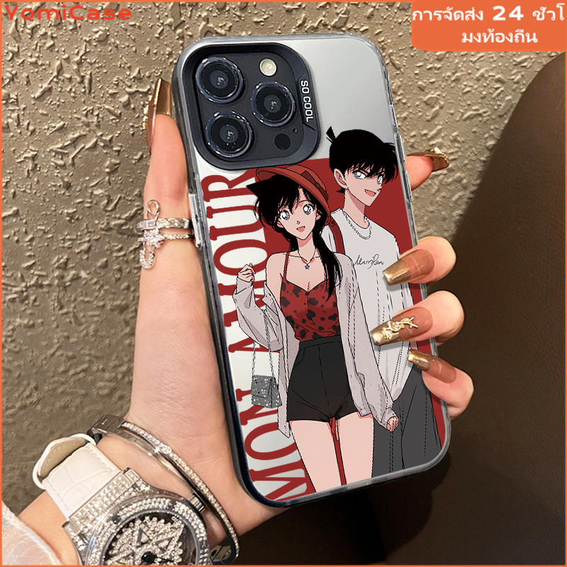 หรูหราเคสยาก โคนัน เคสซัมซุง A05s A15 A23 A52 A51 A23 Samsung A25 A12 A13 A14 A30 A32 A33 A34 A20s A50 A10s เคสการ์ตูน