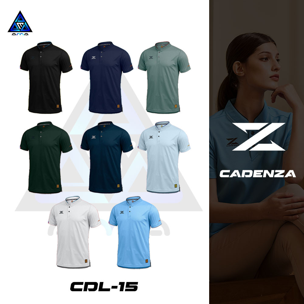 เสื้อโปโลคาเดนซ่าคอจีน CADENZA POLO รหัส CDL-15 ใส่ได้ทั้งชายและหญิง ชุดที่ 2 MANDARIN COLLAR ของแท้100%
