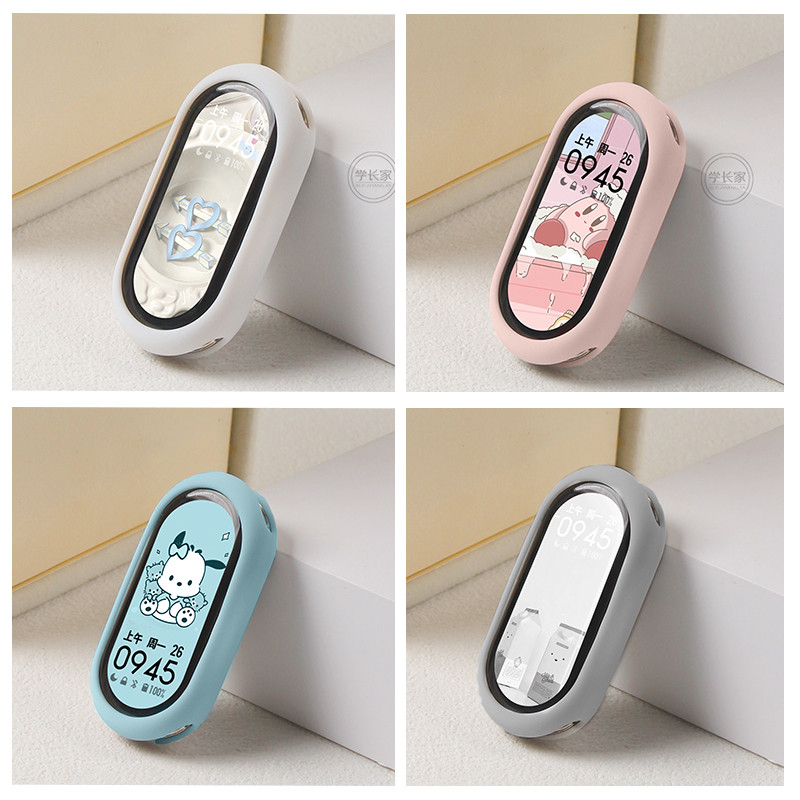 ฝาครอบซิลิโคนสําหรับ Xiaomi Smart Band 10 Band 9 กรณี Mi Band 8 9 NFC Protector Hollow ป้องกันกรณีนาฬิกาสําหรับ Mi band8 9 ราคา ถูกที่สุด ดีลบีเคเค แกลเลอรีภาพที่ 2