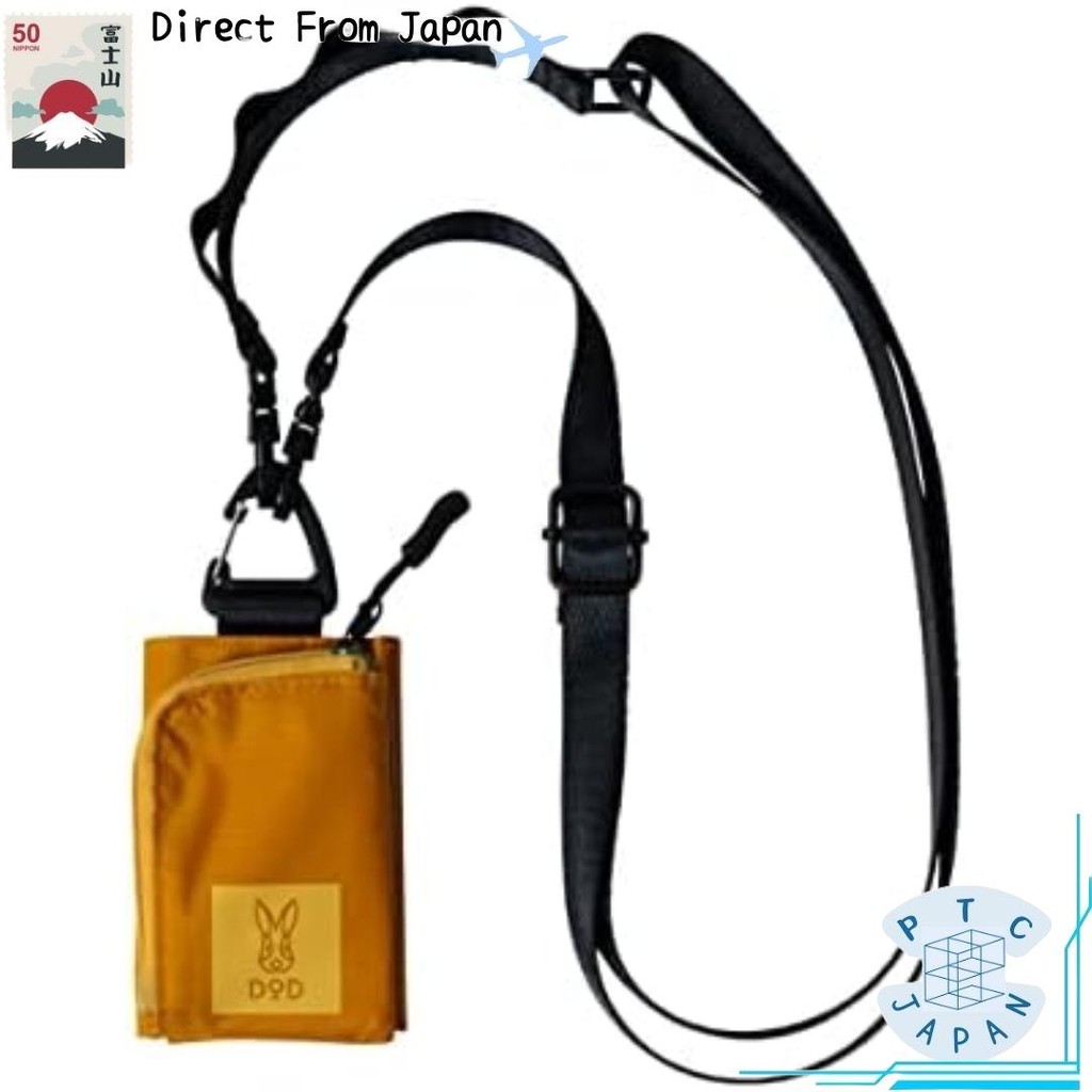 【Direct from Japan】DOD Usa Zenile Mini Wallet กระเป๋าสตางค์สามพับ Unisex Outdoor Empty-Hands Strap B