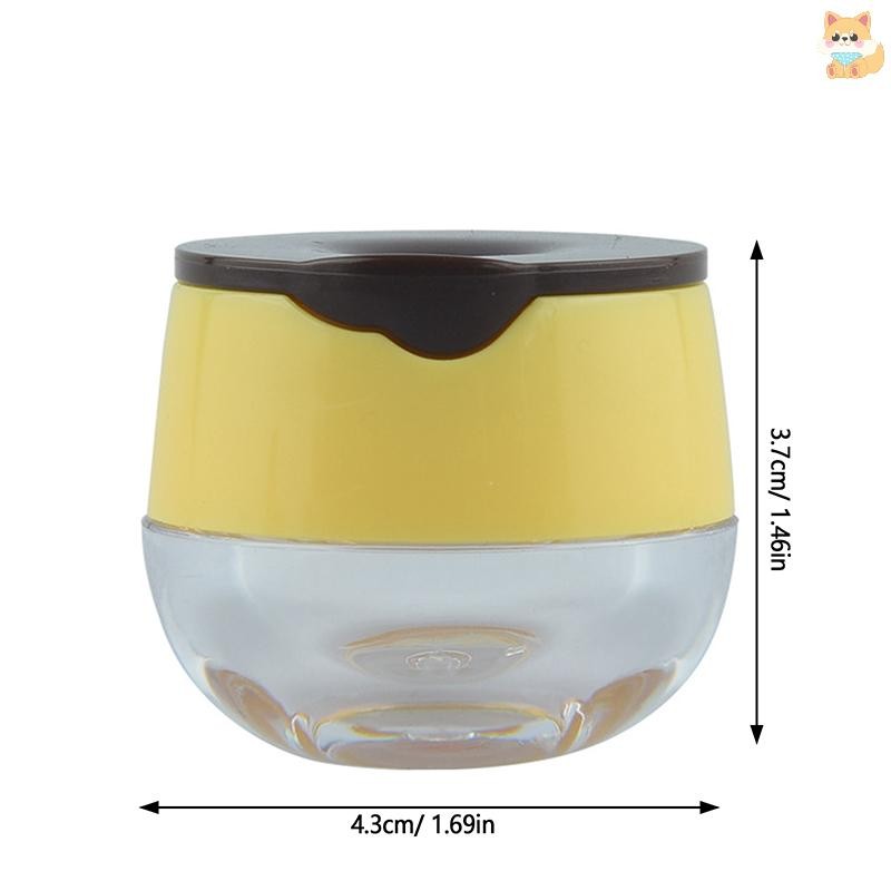 [วิ] 1ชิ้นสีเหลืองลิปฟิล์มขวดลิปฟิล์มกล่องด้วยซิลิโคนช้อนลิปบาล์มขวดเปล่าการดูแลส่วนบุคคลครีมหน้ากากบรรจุภัณฑ์ภาชนะ ไทย - รูปที่ 3