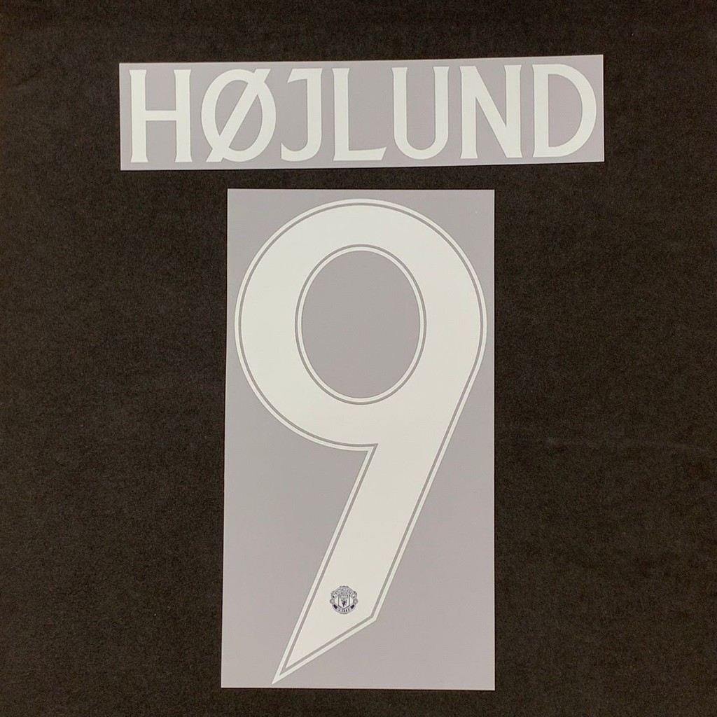 อย่างเป็นทางการ HOJLUND 9 Manchester United FC Away CUP 2024-25 พิมพ์