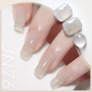 Born Pretty Jelly Nail Gel Polish Spring Summer Black White Colours Glitter Soak Off Led กึ่งถาวร