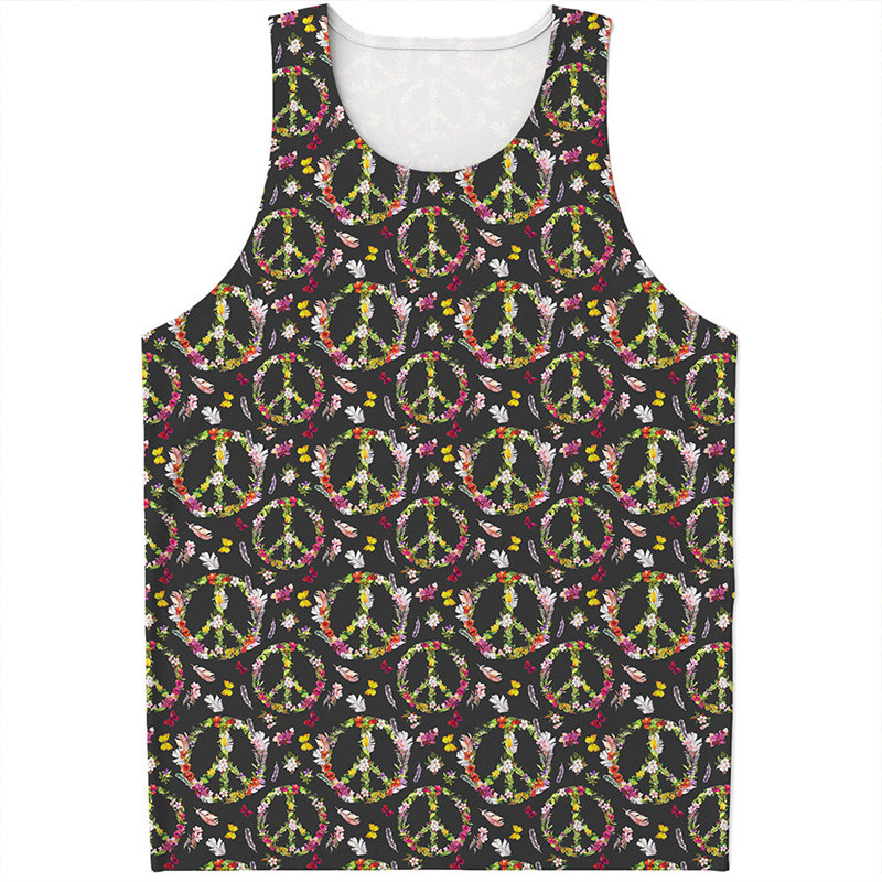 ดอกไม้ย้อนยุค三维พิมพ์เสื้อกล้ามสําหรับผู้ชายฤดูร้อนขนาดใหญ่ทีเสื้อ สตรีทแวร์ เสื้อเด็กชายเสื้อกั๊กแห้งเร็วเสื้อยืดแขนกุด