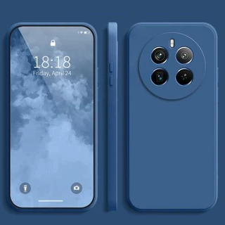 เคส Realme 12 + 5G ,สีทึบ Realme 12 Plus 5G ,เคสป้องกันซิลิโคนป้องกันการตกสีธรรมดาเรียบง่าย YT