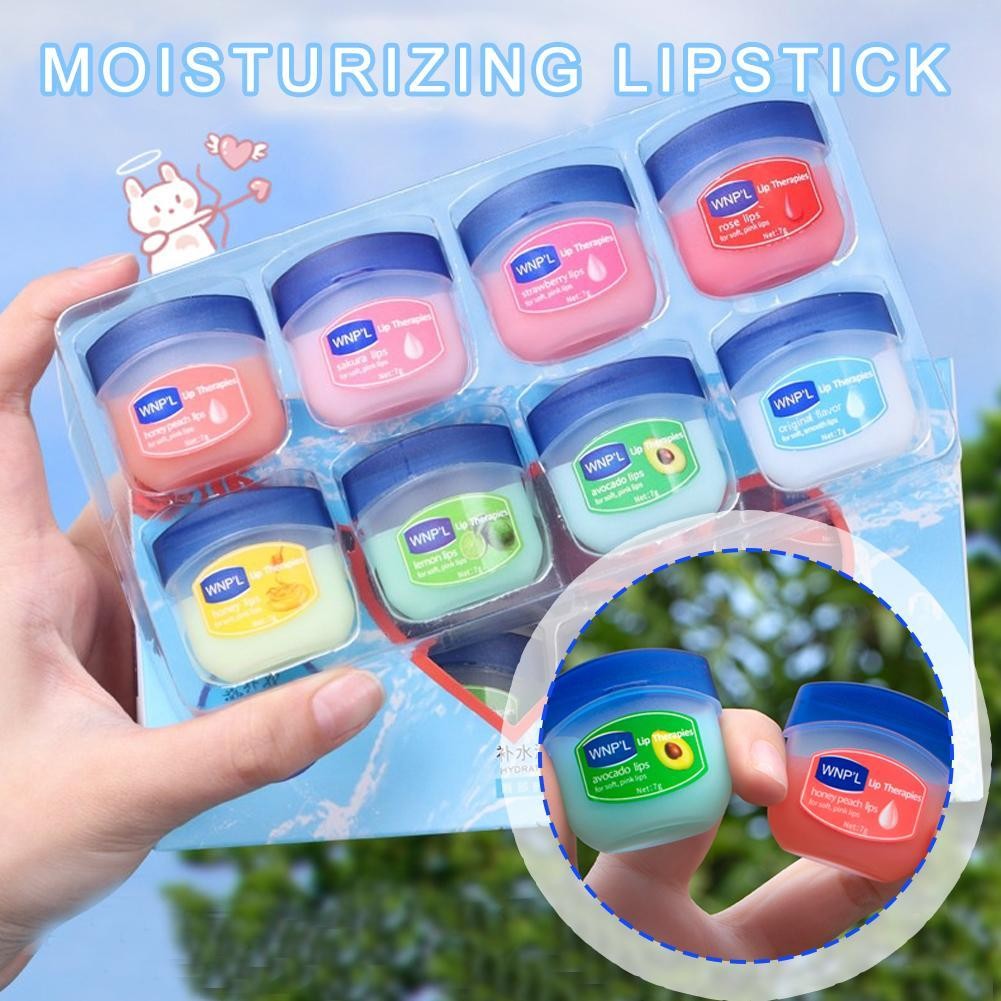 Hydrating Moisturizing Lip Balm Set Lip Mask Repair Lip Fade Oil Honey Lip Lines K3a1