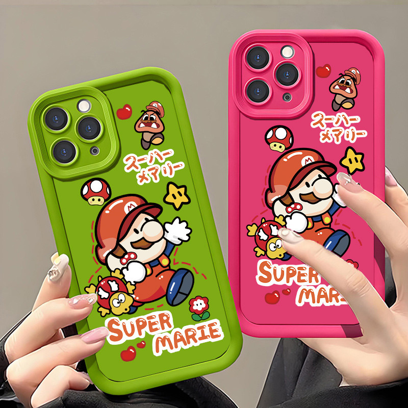 เคส Vivo Y20 Y21 Y22 Y16 4G Y19 Y50 Y22S Y33S Y21T Y33T Y15A Y15S Y12 Y15 Y17 Y20S G Y12A Y12S Y20I Y30I Y30 5G MF145A Mario Luxury Macaron Candy Color soft Cover phone Case
