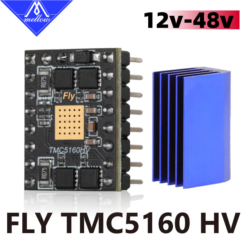 Mellow Fly TMC5160 HV 48V Max 4.4A Stepper Motor StepStick SPI Silent Driver สําหรับ Gemini Super ♾️