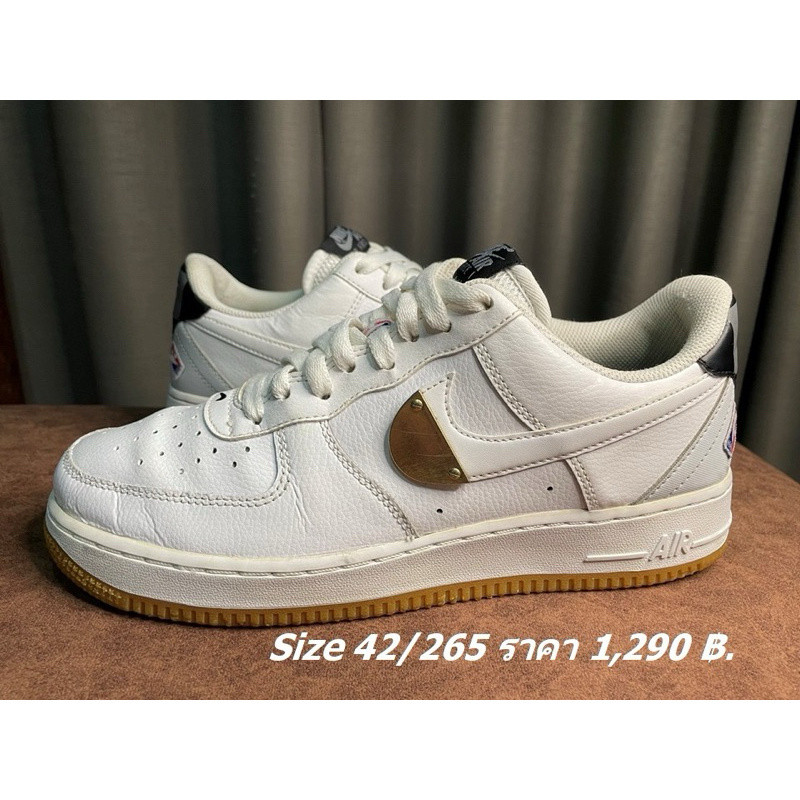 Nike Air Force 1 Low NBA White Grey GUM