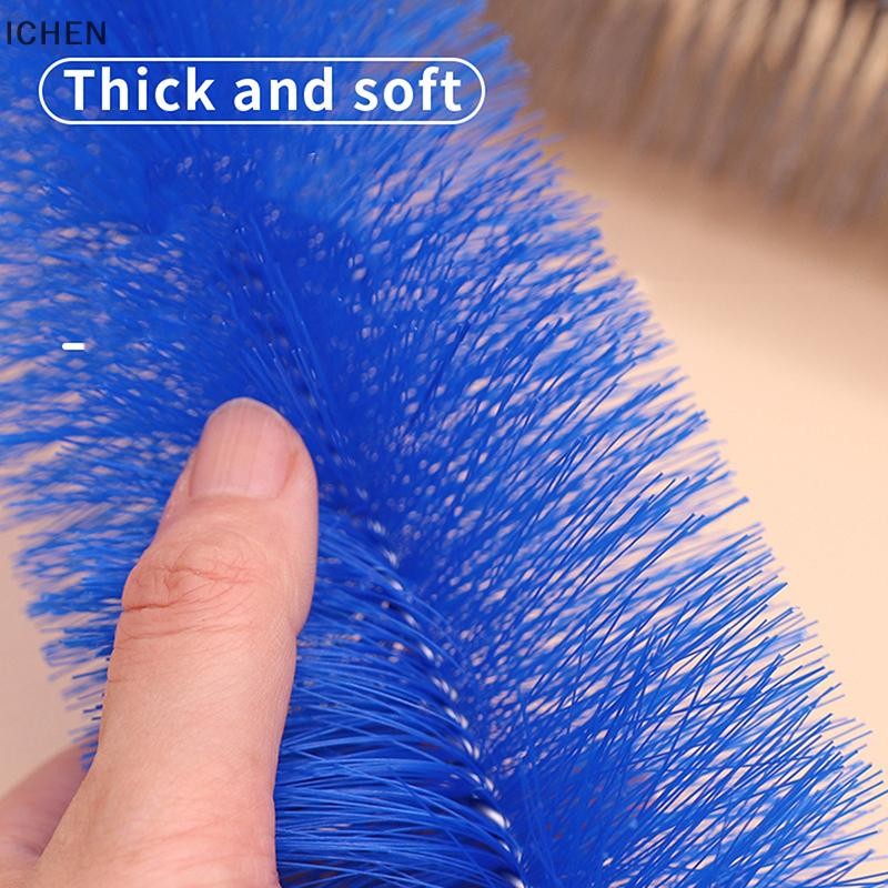 ICHEN แปรงพัดลมแบบยืดหยุ่น Microfibre ที่ใช้ในครัวเรือน Dust Remover Bendable Cleanning แปรง Air-condition เฟอร์นิเจอร์ชัตเตอร์รถทําความสะอาด YU